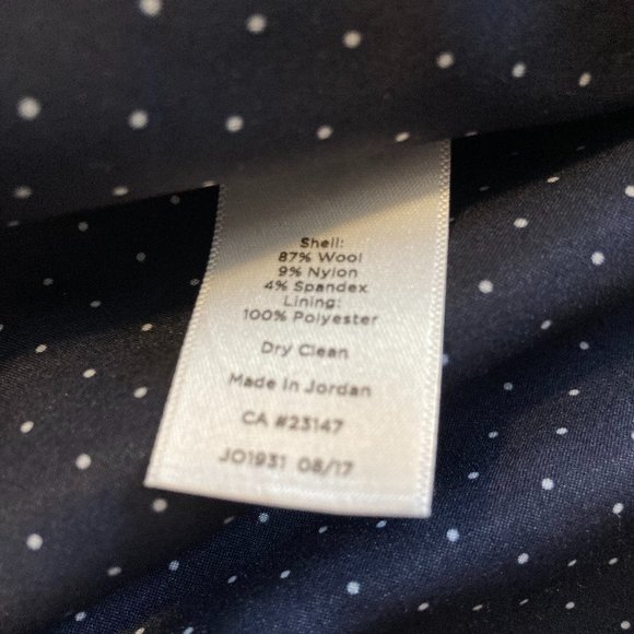 Talbots Wool Blazer Black Seasonless Two-Button Blazer Jacket Size 2 Size XS - Picture 6 of 9